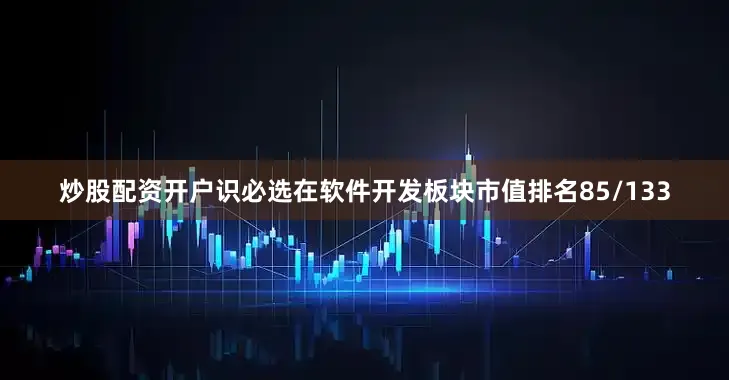 炒股配资开户识必选在软件开发板块市值排名85/133