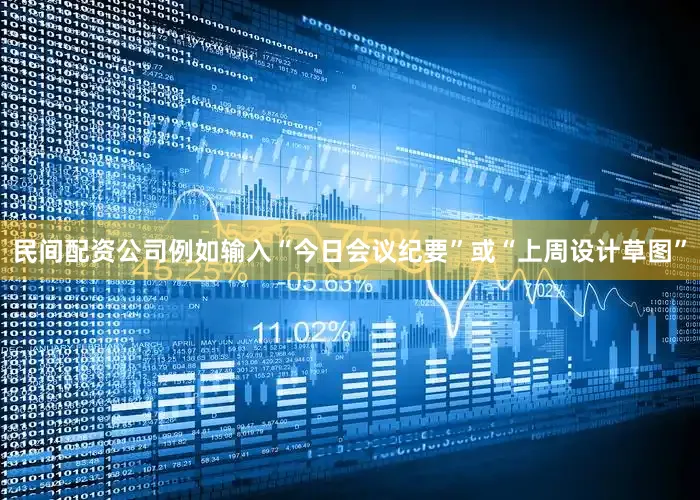 民间配资公司例如输入“今日会议纪要”或“上周设计草图”